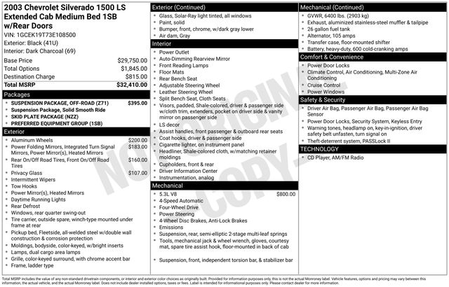 chevrolet silverado 1500 2003 1GCEK19T73E108500 image chevrolet silverado 1500 2003 1GCEK19T73E108500 image